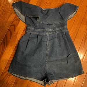 Denim Romper